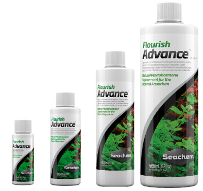 Seachem Flourish Advance добавка фитогормонов, минералов и питательных в-в , 50мл., 5мл. На 80л.